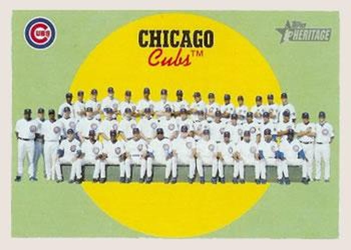 #304 Chicago Cubs - Chicago Cubs - 2008 Topps Heritage Baseball