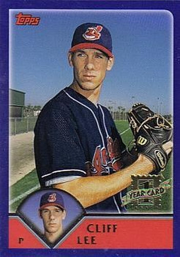 #304 Cliff Lee FY - Cleveland Indians - 2003 Topps Baseball