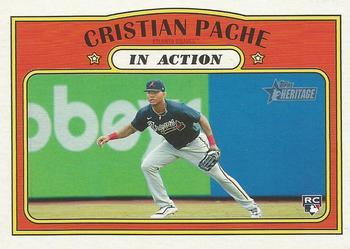 #304 Cristian Pache - Atlanta Braves - 2021 Topps Heritage Baseball