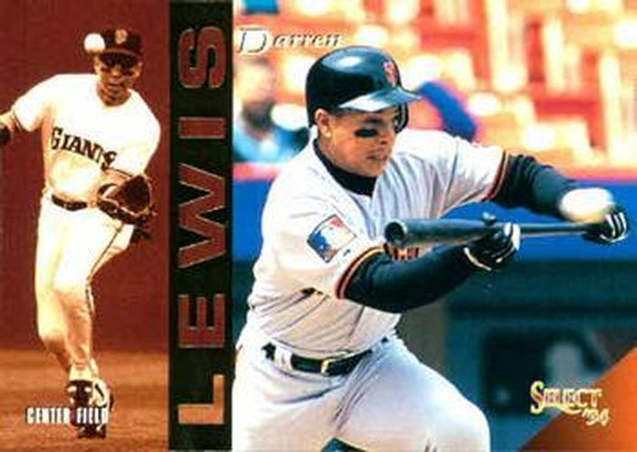 #304 Darren Lewis - San Francisco Giants - 1994 Select Baseball