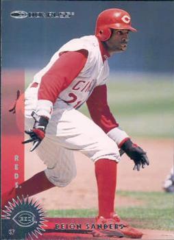 #304 Deion Sanders - Cincinnati Reds - 1997 Donruss Baseball