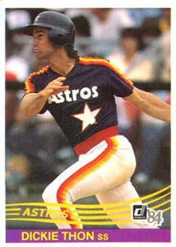 #304 Dickie Thon - Houston Astros - 1984 Donruss Baseball