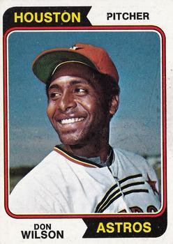 #304 Don Wilson - Houston Astros - 1974 Topps Baseball