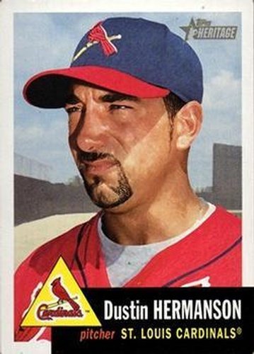 #304 Dustin Hermanson - St. Louis Cardinals - 2002 Topps Heritage Baseball