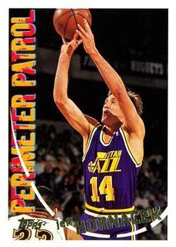 #304 Jeff Hornacek - Utah Jazz - 1994-95 Topps Basketball
