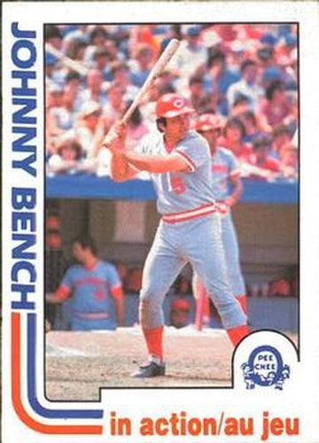 #304 Johnny Bench - Cincinnati Reds - 1982 O-Pee-Chee Baseball