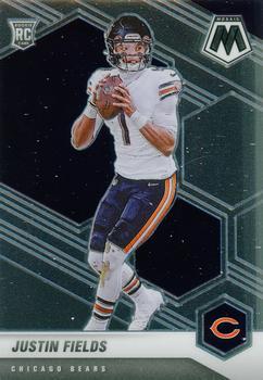 #304 Justin Fields - Chicago Bears - 2021 Panini Mosaic Football