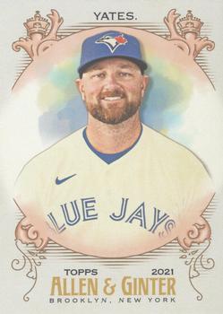 #304 Kirby Yates - Toronto Blue Jays - 2021 Topps Allen & Ginter Baseball
