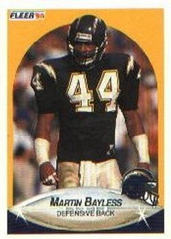 #304 Martin Bayless - San Diego Chargers - 1990 Fleer Football