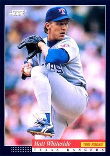 #304 Matt Whiteside - Texas Rangers -1994 Score Baseball