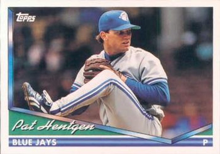 #304 Pat Hentgen - Toronto Blue Jays - 1994 Topps Baseball