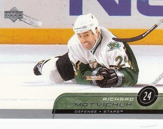 #304 Richard Matvichuk - Dallas Stars - 2002-03 Upper Deck Hockey