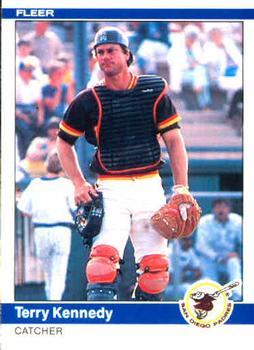 #304 Terry Kennedy - San Diego Padres - 1984 Fleer Baseball