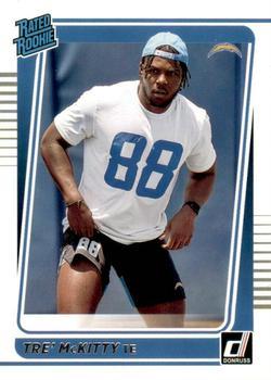 #304 Tre' McKitty - Los Angeles Chargers - 2021 Donruss Football