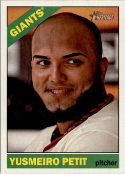 #304 Yusmeiro Petit - San Francisco Giants - 2015 Topps Heritage Baseball