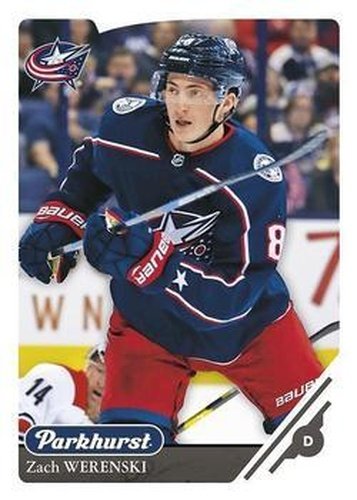 #304 Zach Werenski - Columbus Blue Jackets - 2018-19 Parkhurst Hockey