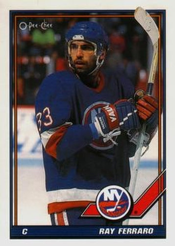 #304 Ray Ferraro - New York Islanders - 1991-92 O-Pee-Chee Hockey