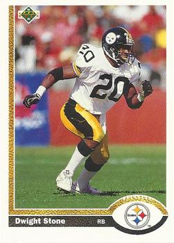 #304 Dwight Stone - Pittsburgh Steelers - 1991 Upper Deck Football