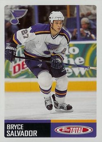 #304 Bryce Salvador - St. Louis Blues - 2002-03 Topps Total Hockey