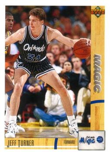 #304 Jeff Turner - Orlando Magic - 1991-92 Upper Deck Basketball