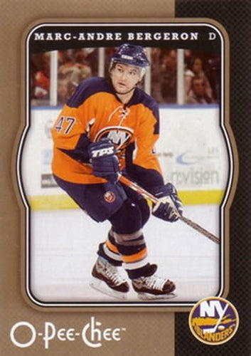 #304 Marc-Andre Bergeron - New York Islanders - 2007-08 O-Pee-Chee Hockey