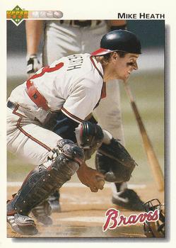 #304 Mike Heath - Atlanta Braves - 1992 Upper Deck Baseball