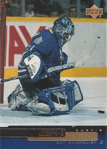 #305 Curtis Joseph - Toronto Maple Leafs - 1999-00 Upper Deck Hockey