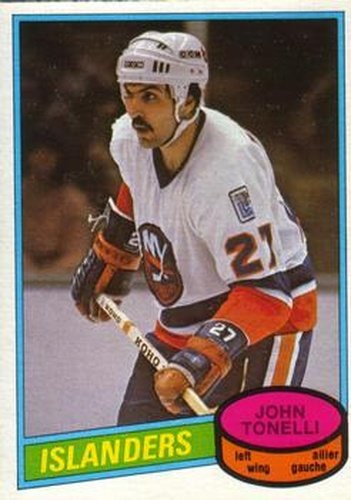 #305 John Tonelli - New York Islanders - 1980-81 O-Pee-Chee Hockey