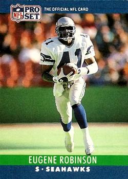 #305 Eugene Robinson - Seattle Seahawks - 1990 Pro Set Football
