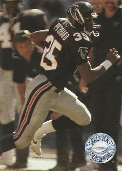 #305 Mike Pritchard - Atlanta Falcons - 1991 Pro Set Platinum Football
