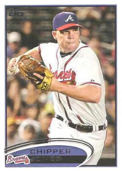 #305 Chipper Jones - Atlanta Braves - 2012 Topps Baseball