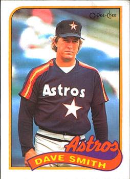 #305 Dave Smith - Houston Astros - 1989 O-Pee-Chee Baseball