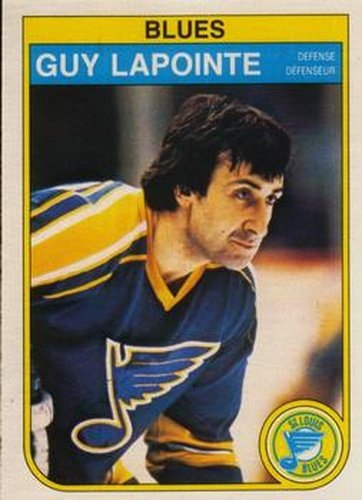 #305 Guy Lapointe - St. Louis Blues - 1982-83 O-Pee-Chee Hockey