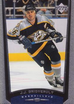 #305 J.J. Daigneault - Nashville Predators - 1998-99 Upper Deck Hockey