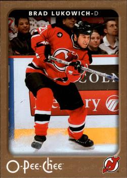 #305 Brad Lukowich - New Jersey Devils - 2006-07 O-Pee-Chee Hockey