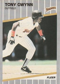 #305 Tony Gwynn - San Diego Padres - 1989 Fleer Baseball