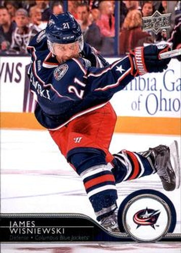 #305 James Wisniewski - Columbus Blue Jackets - 2014-15 Upper Deck Hockey