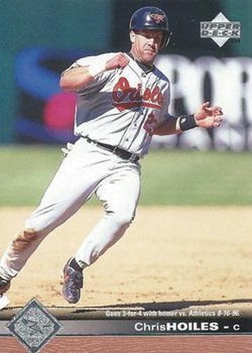 #305 Chris Hoiles - Baltimore Orioles - 1997 Upper Deck Baseball