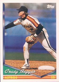 #305 Craig Biggio - Houston Astros - 1994 Topps Baseball