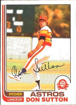 #305 Don Sutton - Houston Astros - 1982 O-Pee-Chee Baseball