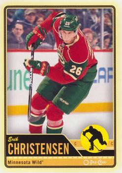 #305 Erik Christensen - Minnesota Wild - 2012-13 O-Pee-Chee Hockey