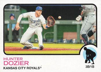 #305 Hunter Dozier - Kansas City Royals - 2022 Topps Heritage Baseball