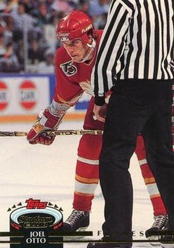 #305 Joel Otto - Calgary Flames - 1992-93 Stadium Club Hockey
