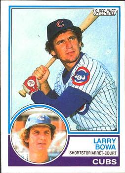 #305 Larry Bowa - Chicago Cubs - 1983 O-Pee-Chee Baseball