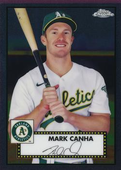 #305 Mark Canha - Oakland Athletics - 2021 Topps Chrome Platinum Anniversary Baseball