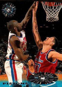 #305 Mark West - Detroit Pistons - 1995-96 Stadium Club Basketball