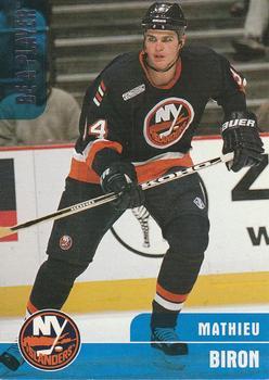 #305 Mathieu Biron - New York Islanders - 1999-00 Be a Player Memorabilia Hockey