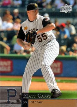 #305 Matt Capps - Pittsburgh Pirates - 2009 Upper Deck Baseball
