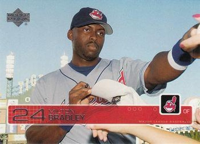 #305 Milton Bradley - Cleveland Indians - 2003 Upper Deck Baseball