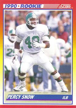 #305 Percy Snow - Michigan State Spartans - 1990 Score Football